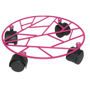 Supports de pots - Trolleys - métal - oxford dia - 25 cm - framboise