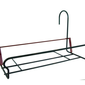 Support Balconnière Jardifer Rectangulaire Gris, H.23 X L.41.5 Cm