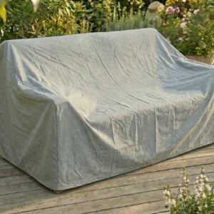 Housse de protection canapé de jardin - Cover Garden - Polyester imperméable - 205x85x75 cm - Grège chiné