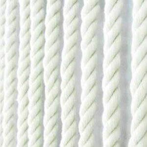 Rideau de porte en corde - CORDAGE - 90 x 200 cm - coton blanc 36 bandes