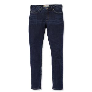 Jean slim-fit femme LAYTON SKINNY T42 W10 bleu marine CARHARTT S1102734464W10REG