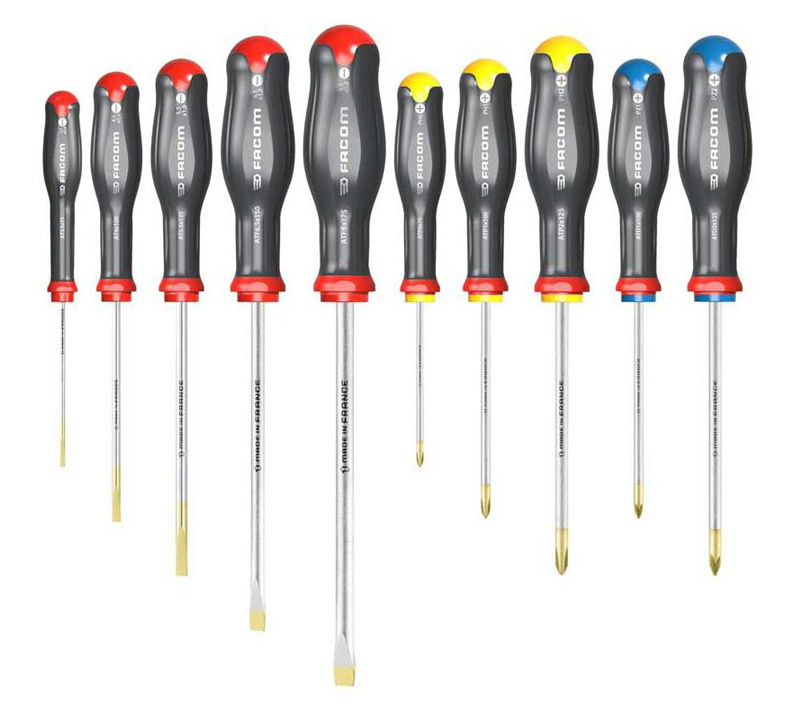 Jeu de 10 tournevis Protwist® FACOM ATW.J10PB