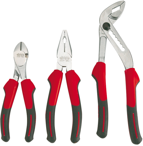 Jeu de 3 pinces bimatière SAM OUTILLAGE 209-J3