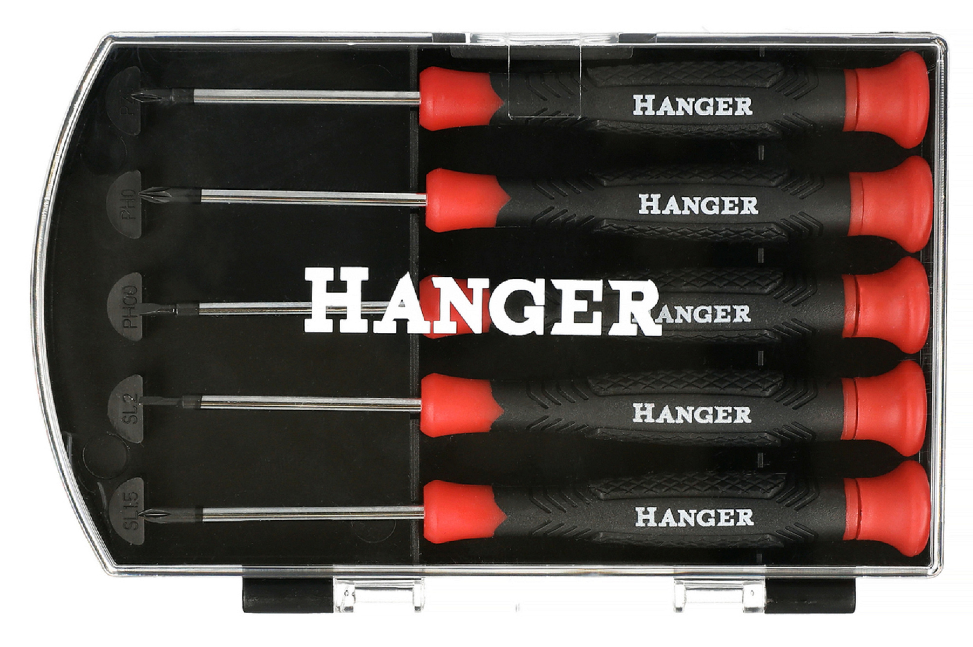 Jeu de 5 tournevis de précision micro HANGER 133092