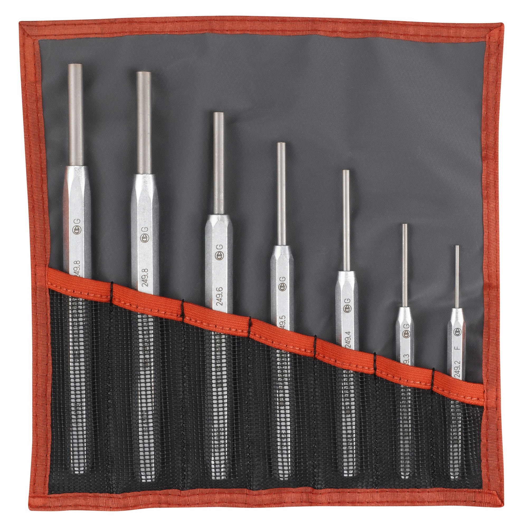 Jeu de 7 chasse-goupilles en trousse FACOM 248.JT7PB