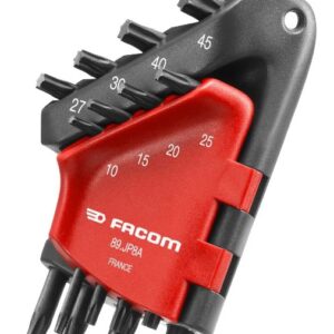 Jeu de 8 clés mâles coudées Torx® FACOM 89.JP8A