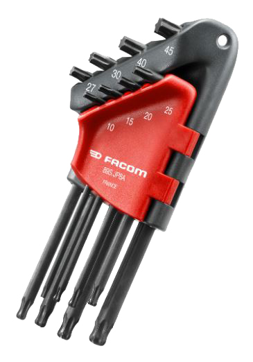 Jeu de 8 clés mâles coudées Torx® FACOM 89S.JP8APF