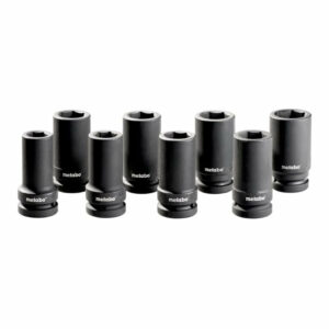 Jeu de clés à douille 1" METABO 628835000 - Anti-choc - 8 pièces