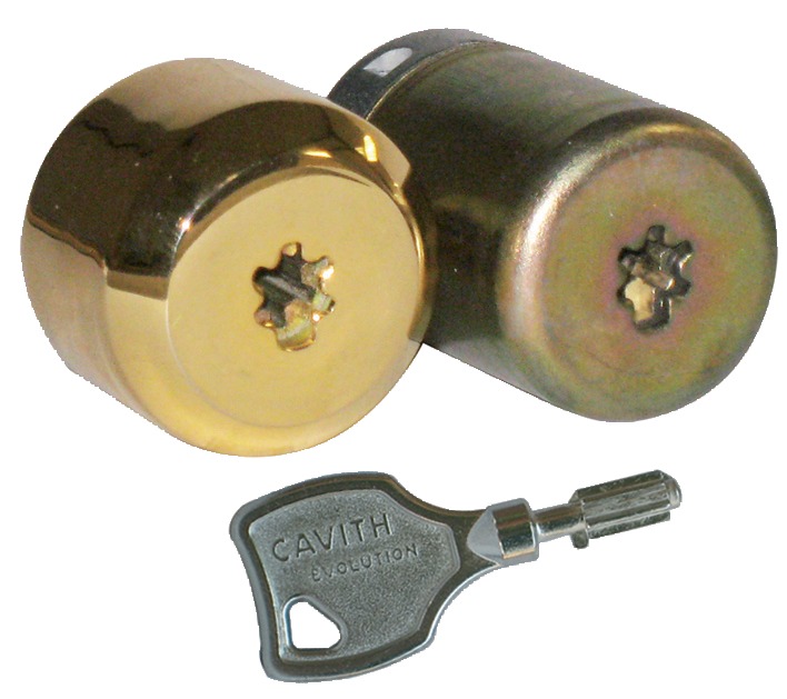 Jeu de cylindre CAVITH CAVERS pour serrure emboutie A2P2 ISEO 56300005
