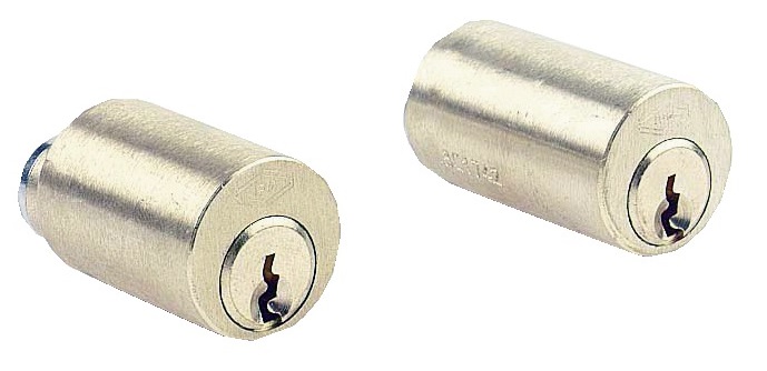 Jeu de cylindre longueur de 60 mm laiton poli pour serrure VEGA fourni avec 3 clés JPM 833760-01-0A