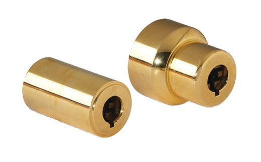 Jeu de cylindres à double pompe pour serrure monopoint horizontale 45 mm à 5 ailettes POLLUX 921500