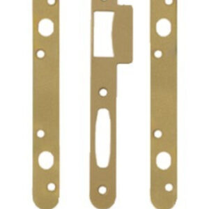 Jeu de gâche réversible pour serrure TRILOCK plates 5900 bout rond A2P* VACHETTE 16633000