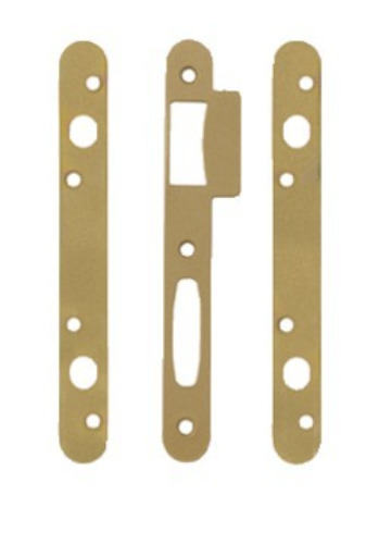 Jeu de gâche réversible pour serrure TRILOCK plates 5900 bout rond A2P* VACHETTE 16633000