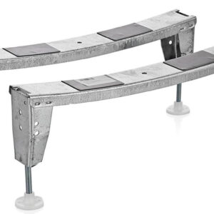 Jeu de pieds métal autocollants pour baignoire ROCA A291021000