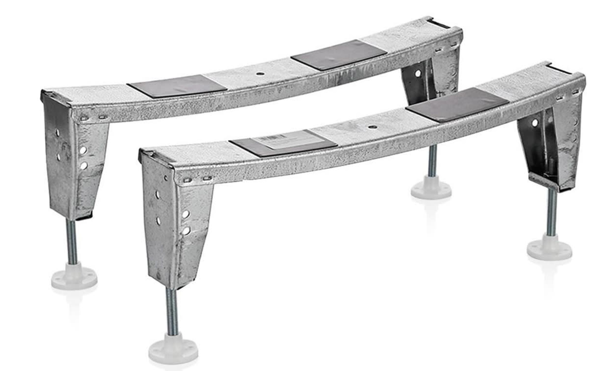 Jeu de pieds métal autocollants pour baignoire ROCA A291021000