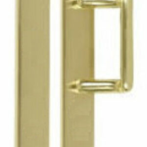 Jeu de plaques SIGNATURE 6550 bec de cane laiton poli VACHETTE 042590