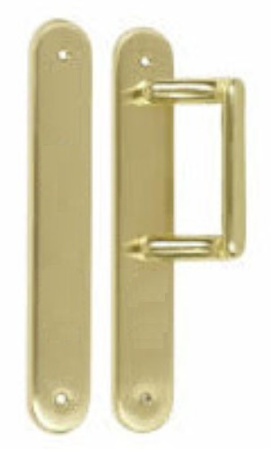 Jeu de plaques SIGNATURE 6550 bec de cane laiton poli VACHETTE 042590
