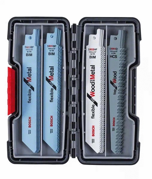 Jeux de 20 lames pour scie sabre en coffret BOSCH 2607010902