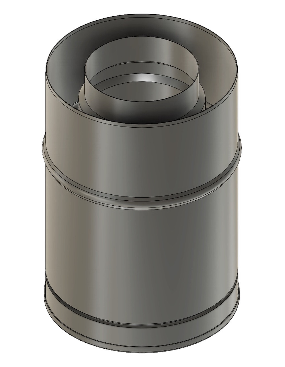 Adaptateur double paroi haut flexible isolé Ø180/240 mm