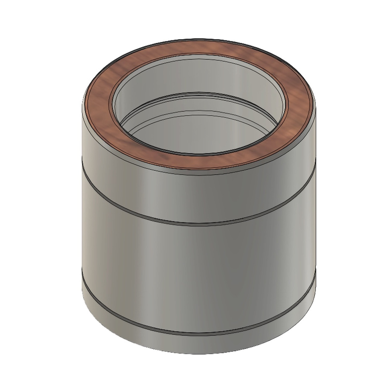 Adaptateur double paroi haut flexible isolé ORION Ø150/210 mm