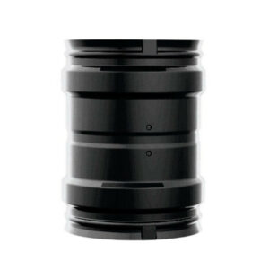 Adaptateur F/F pour pellets à simple paroi - Email 0.7mm - noir - Ø80 - modèle Apollo