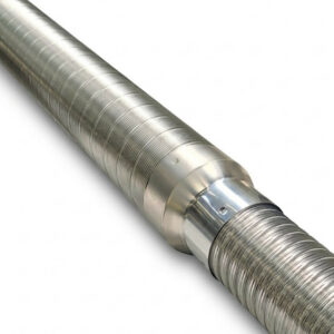 Conduit flexible isolé - Vela Slim - Ø80/116 mm - longueur 4 m - spécial poêle à granulés
