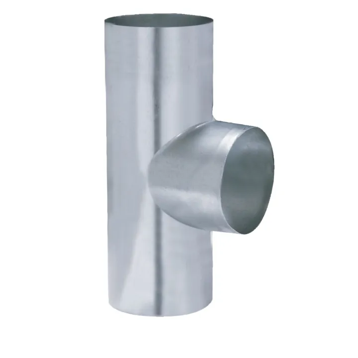 Coude en T galvanisé de 90° d'angle - diamètre 125 mm - Egal