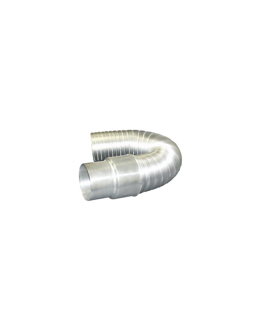 Flexible gaz pour raccordement - 1,5M de longueur extensible - modèle FLEXOR GAZ - diamètre 111/117 mm - livré avec raccord