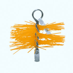 Hérisson de ramonage Brasier nylon Ø200 mm - pas M12/75