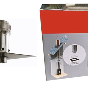 Kit RPT Ø180 + plaque de propreté 400x400 mm noire