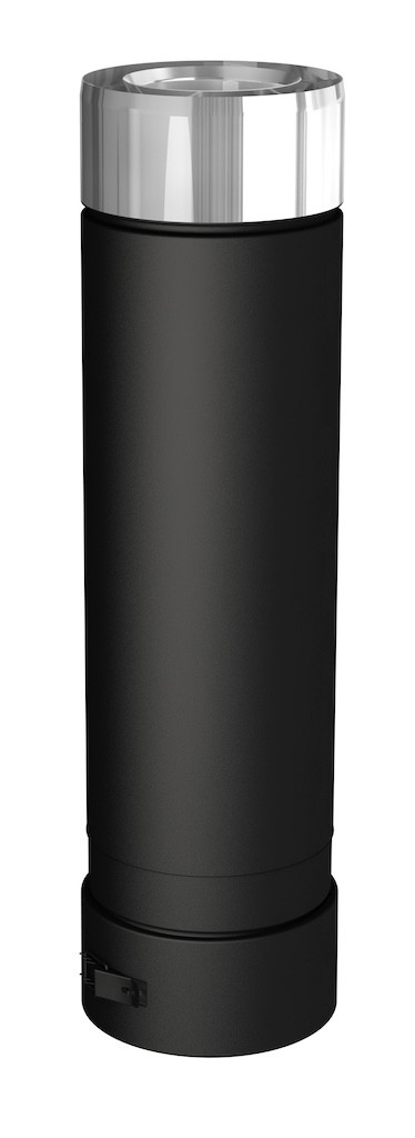 Élément réglable - Apollo Pellets 2.0 - noir - Ø80/130 mm - longueur 350 à 550 mm