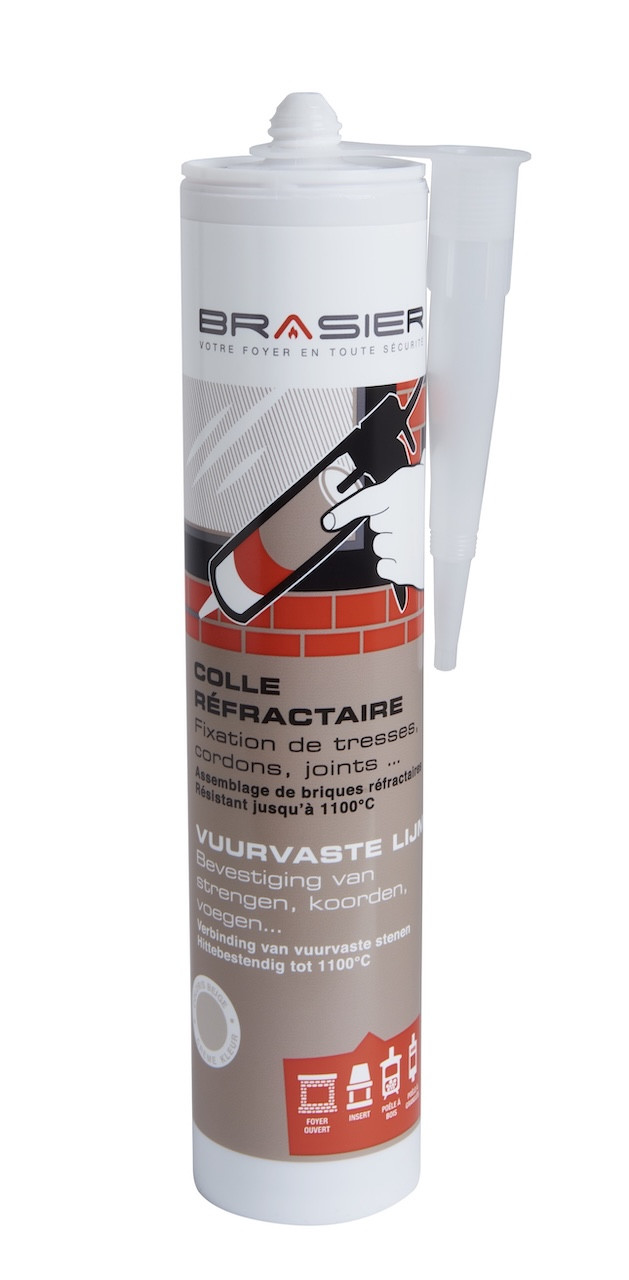 Mastic réfractaire Brasier - Cartouche 310 ml