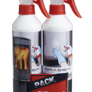 Nettoyant vitre d’insert - Lot de 2 x 500 ml