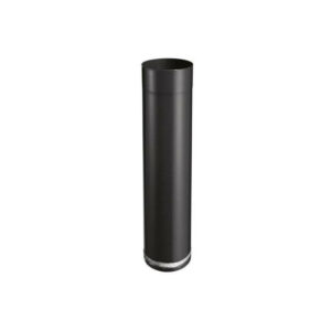 Rallonge télescopique pour raccordement isotip - 500 émail - 0.7MM - noir mat - Ø125