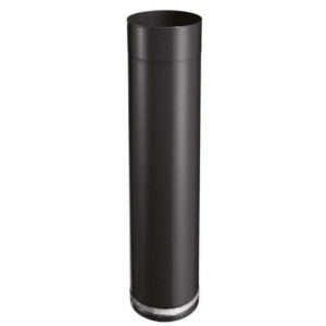 Rallonge télescopique pour raccordement isotip - 500 émail - 0.7MM - noir mat - Ø180