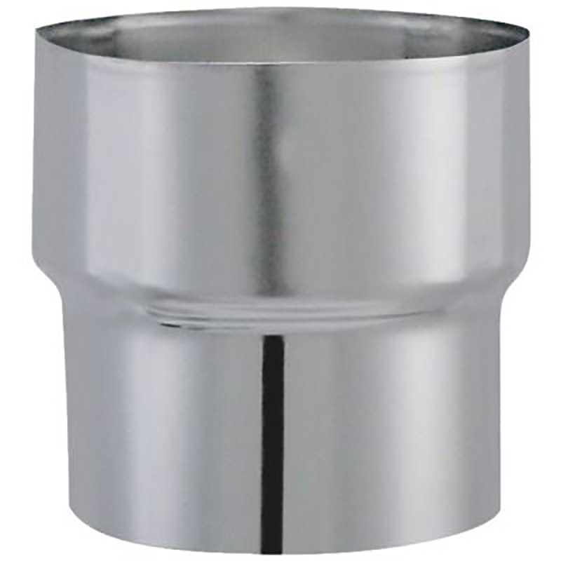 Réduction pour la jonction de deux conduits femelle/mâle - en inox - Diamètre de 139/125 mm