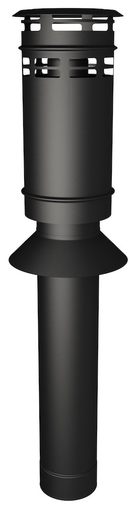 Terminal vertical - Apollo Pellets 2.0 - tuile Ø80/130 mm - longueur 1000 mm