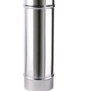 Tuyau de raccordement - 500cm de longueur - modèle TYRAL - inox 304 - Ø125