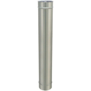 Tuyau de raccordement - Longueur 1M - modèle TYRAL - inox 304 - Ø139mm