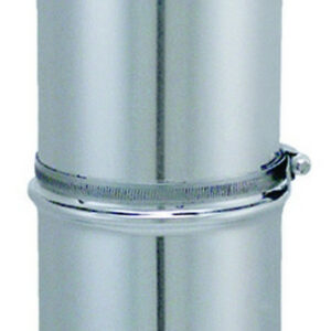 Tuyau réglable TYRAL - Inox 304 - Ø150 mm - longueur ajustable de 355 à 555 mm