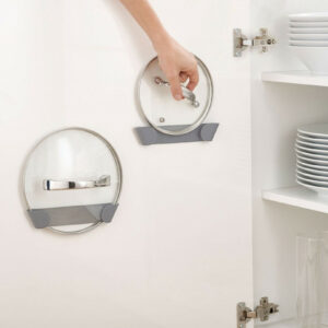 3 supports adhésif pour couvercles gris JOSEPH & JOSEPH