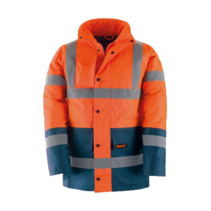 Parka haute visibilité orange taille L KAPRIOL