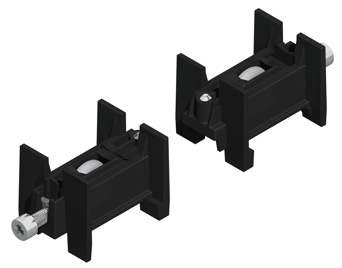 Kit adaptable chariot de rénovation réglable simple SR/DA pour coulissants aluminium LA CROISEE DS DS4534