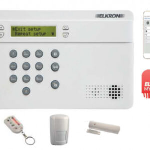 Kit alarme sans fil complet ELKRON KCR200GSM