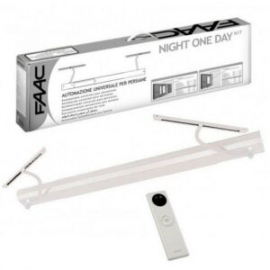 Kit automatisme volets battants radio Night One Day2 blanc FAAC 105760