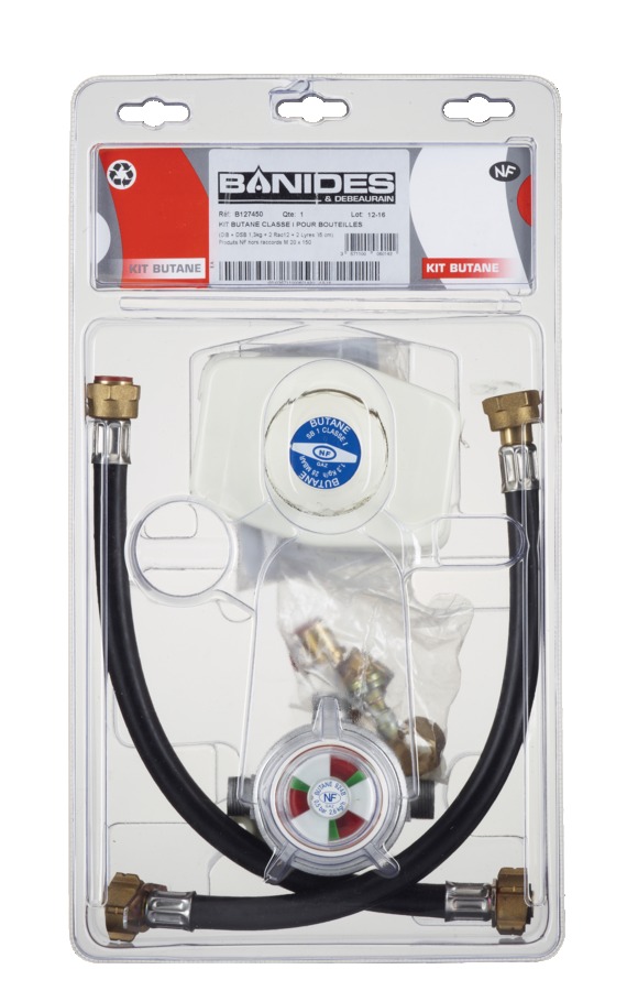 Kit butane 1.3 kg/h classe 1 BANIDES B127450
