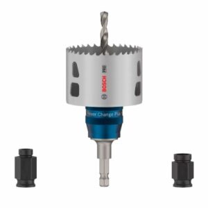 Kit d'adaptateur POWER CHANGE et scie trépan PROGRESSOR 68 mm 5 pièces BOSCH 2608594399