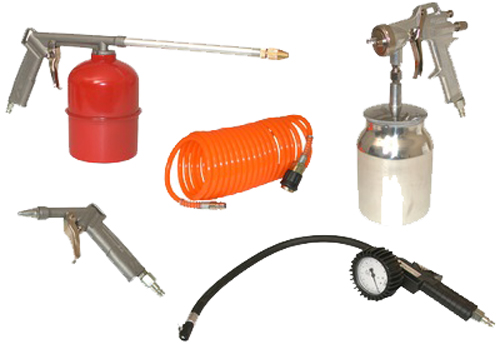 Kit de 5 accessoires pneumatiques Découverte LACME 325000