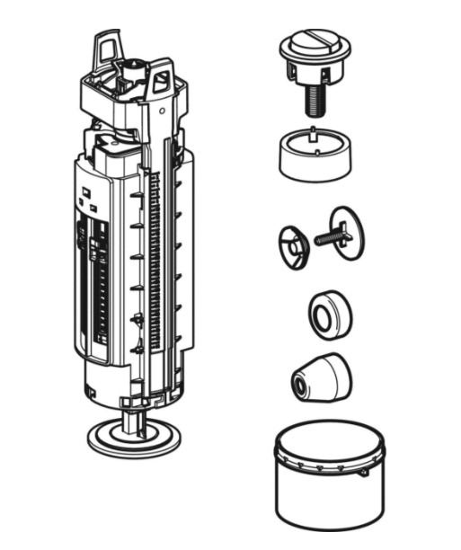 Kit de transformation pour robinet de vidange IMPULS240-290 Geberit - 241.810.KD.1