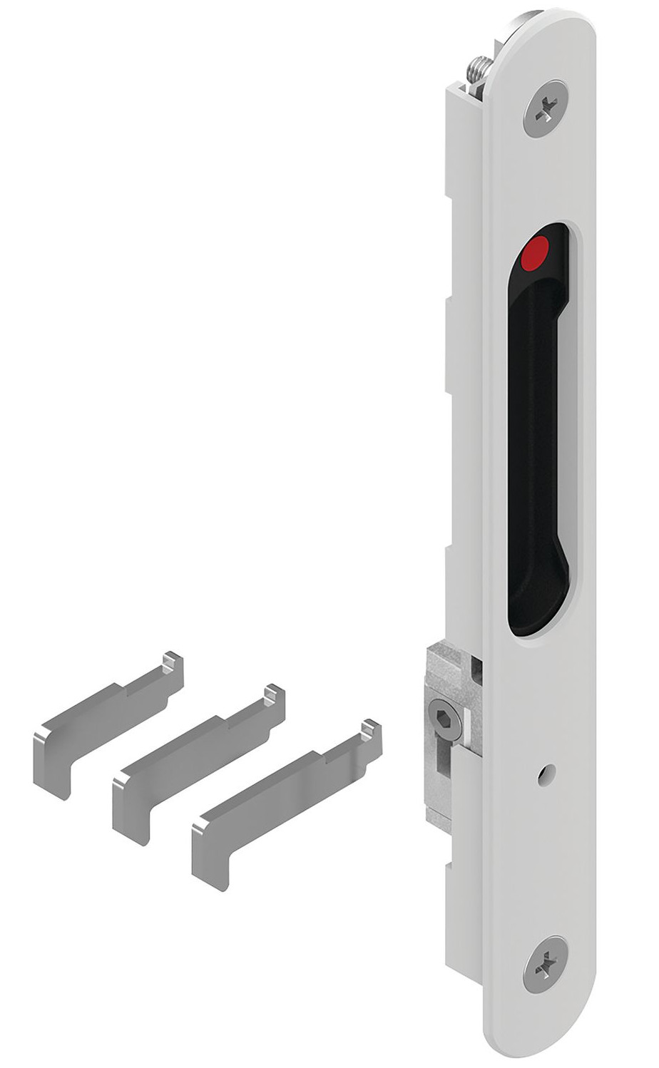 Kit fermeture simple SILENA blanc RAL9010 LA CROISEE DS DS8298-036